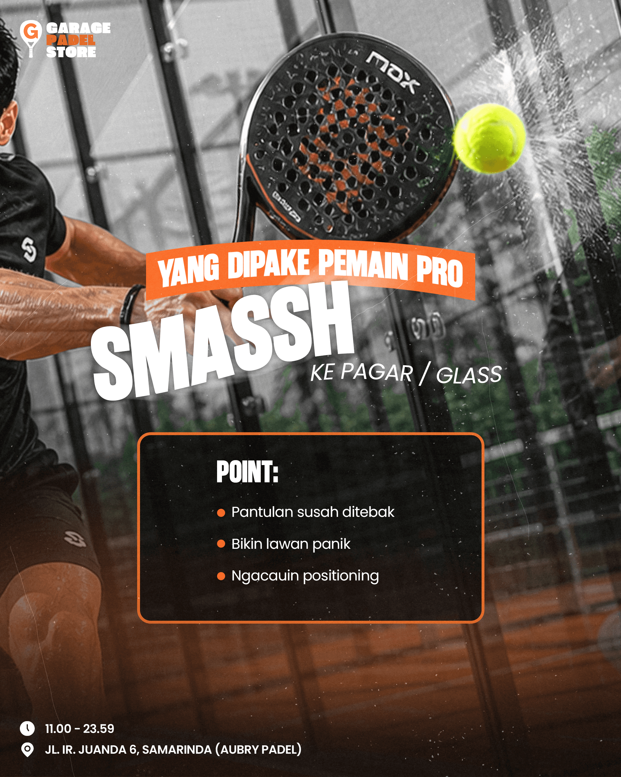 GARAGE PADEL STORE - SOCIAL MEDIA CAMPAIGN PROJECT gallery 4