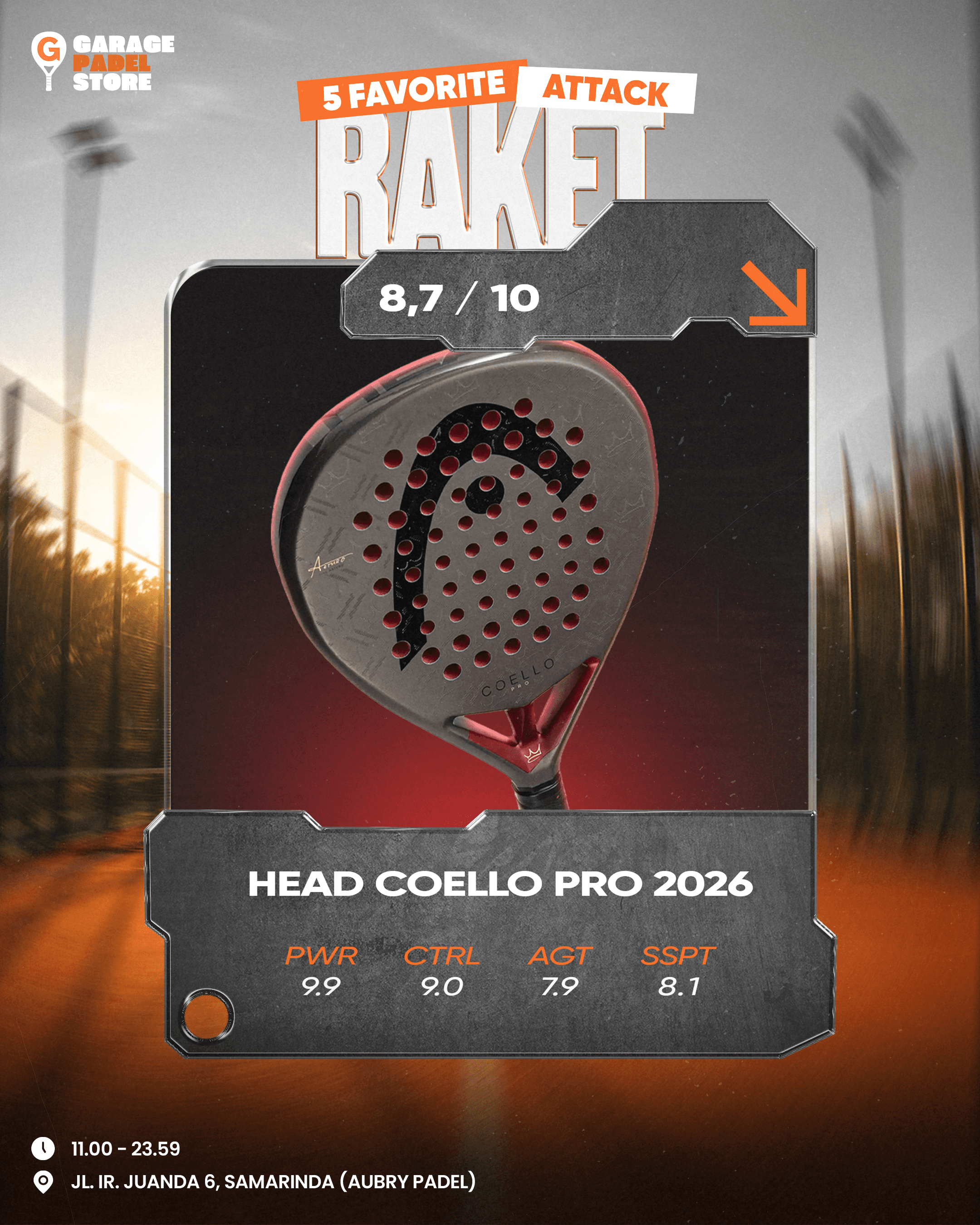 GARAGE PADEL STORE - SOCIAL MEDIA CAMPAIGN PROJECT gallery 13