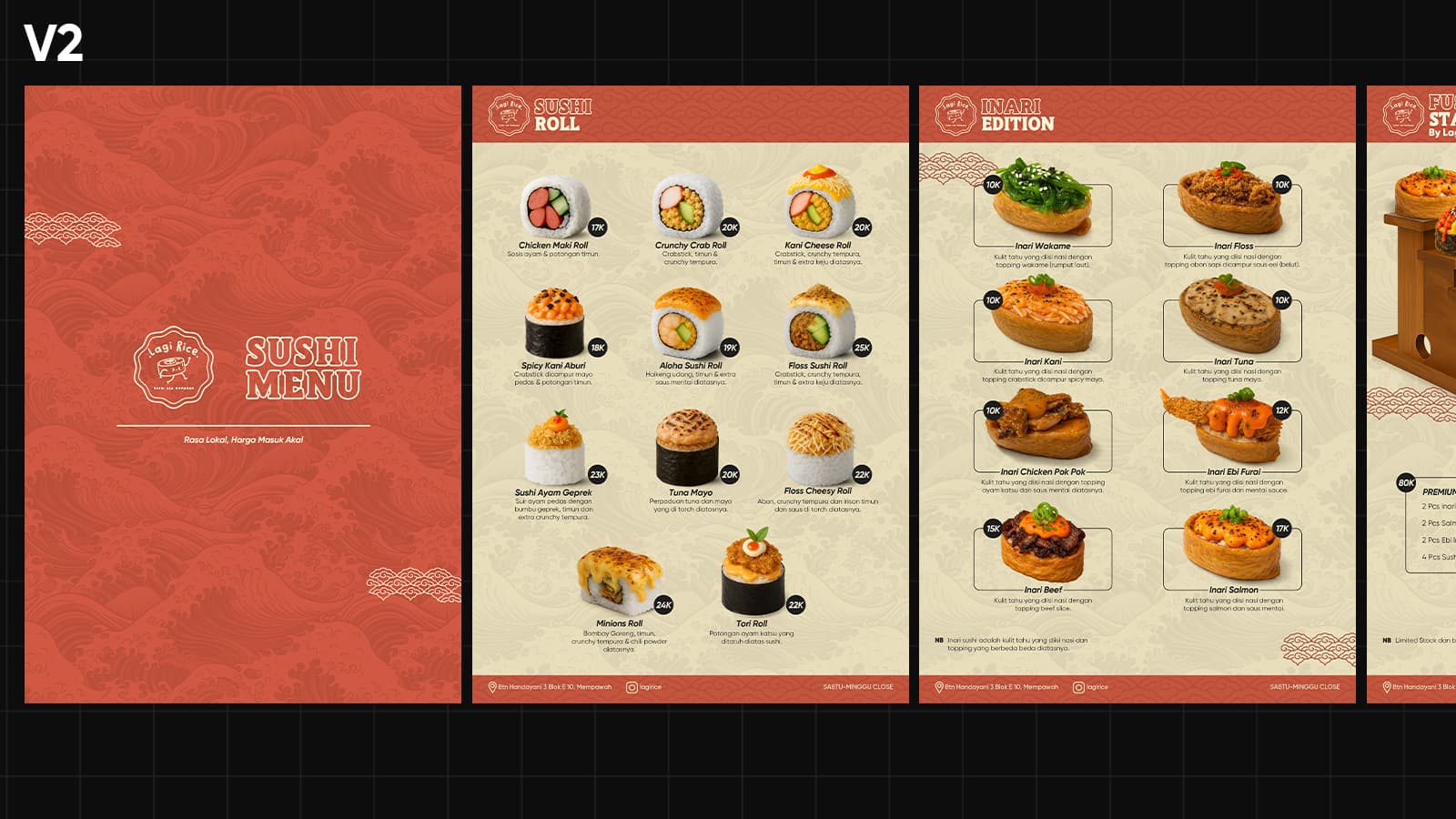 LAGI RICE - SUSHI MENU PROJECT section 6