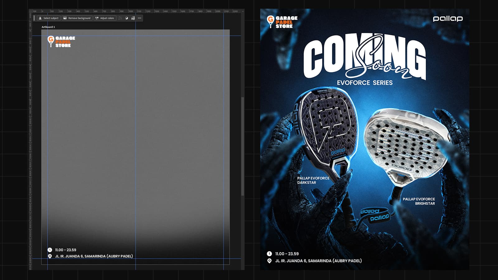 GARAGE PADEL STORE - SOCIAL MEDIA CAMPAIGN PROJECT section 3
